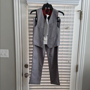 Gray Boys Suit Set